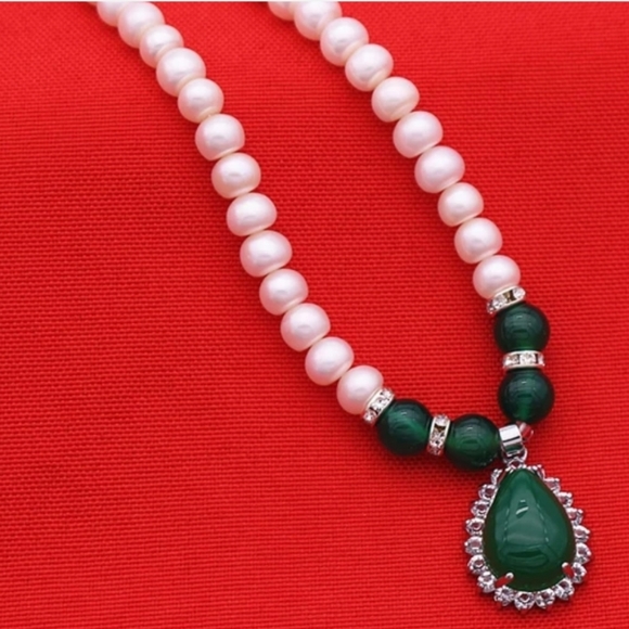 925 sterling silver 100% Freshwater pearls Natural - Picture 5 of 16